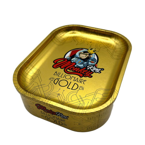 Bandeja Metal & Caja 18x14x6 cm Billionair Monkey King