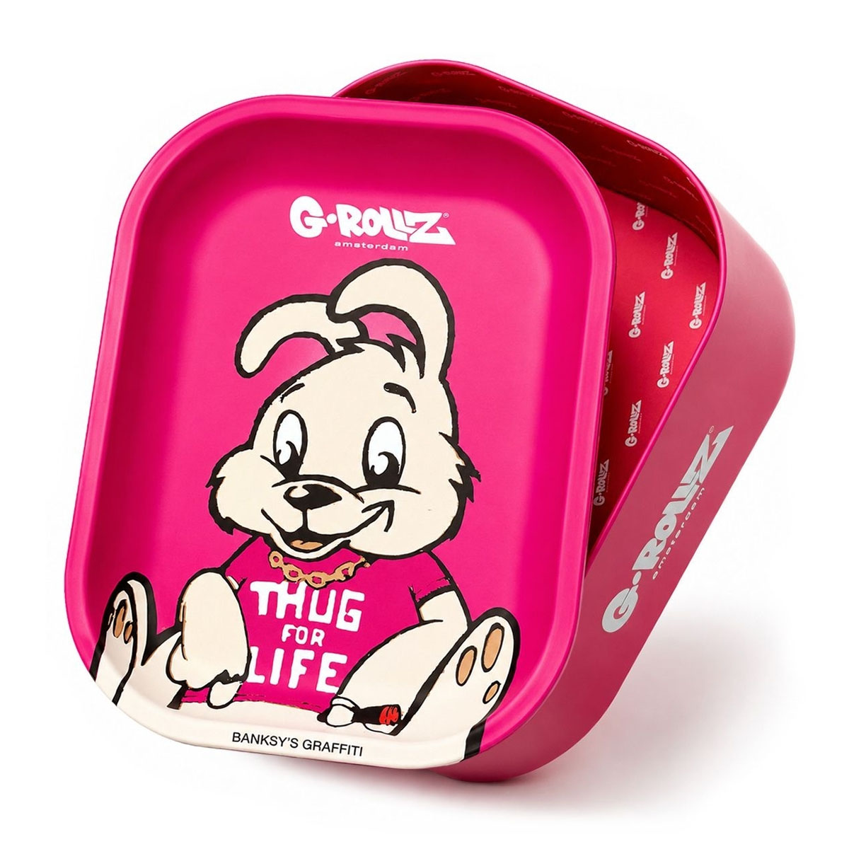 Bandeja Metal & Caja 18x14x6 cm Thug For Life