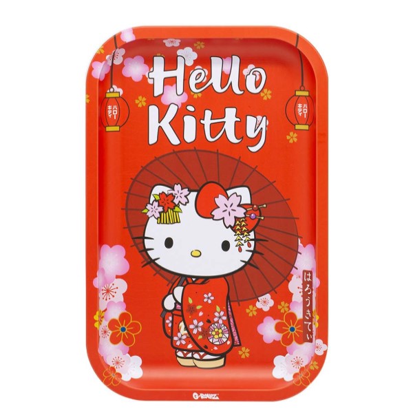 Bandeja Metal 27x16 cm. G-Rollz Hello Kitty Red Kimono
