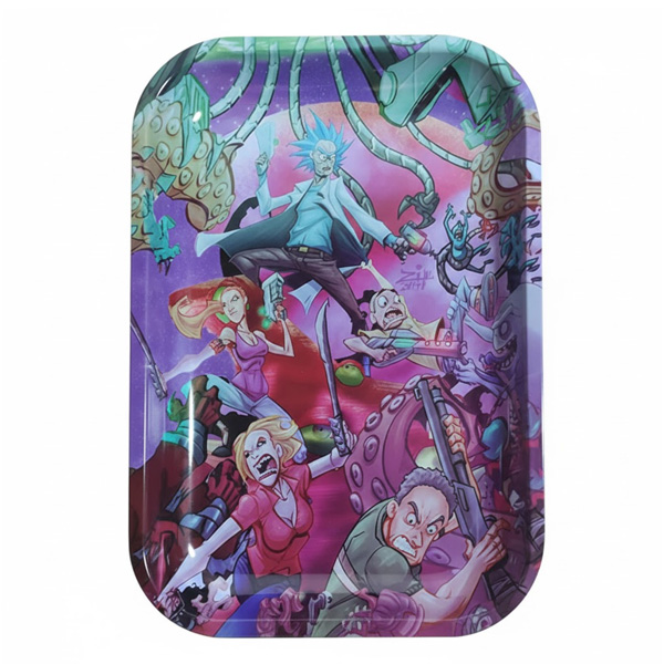 Bandeja Metal 28x18 cm. Rick & Morty Octopus