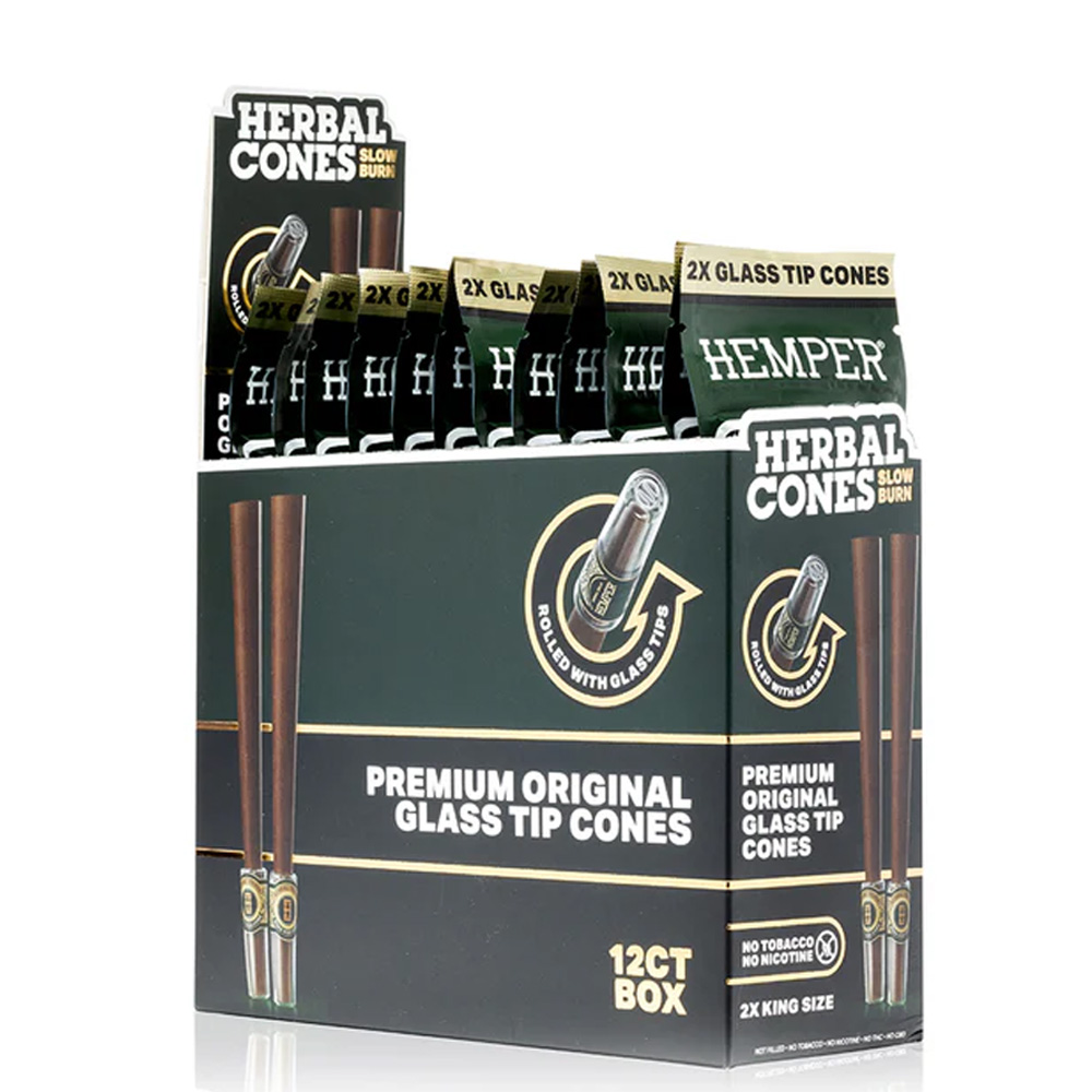 Blunts  Rolls Hemper K.S. &amp; Glass Tips Original 12x2 ud.