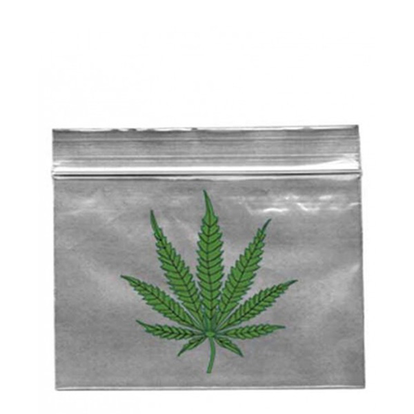 Bolsa Plastico Autocierre Zip Leaf 40x60 mm. Pack 100 ud.
