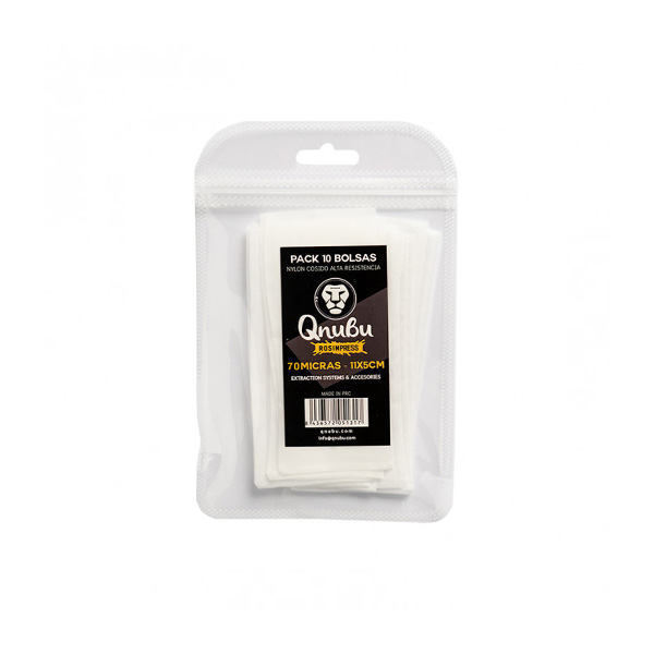 Bolsa Rosin Press 11x5 cm. 70 um. Pack 10 ud.
