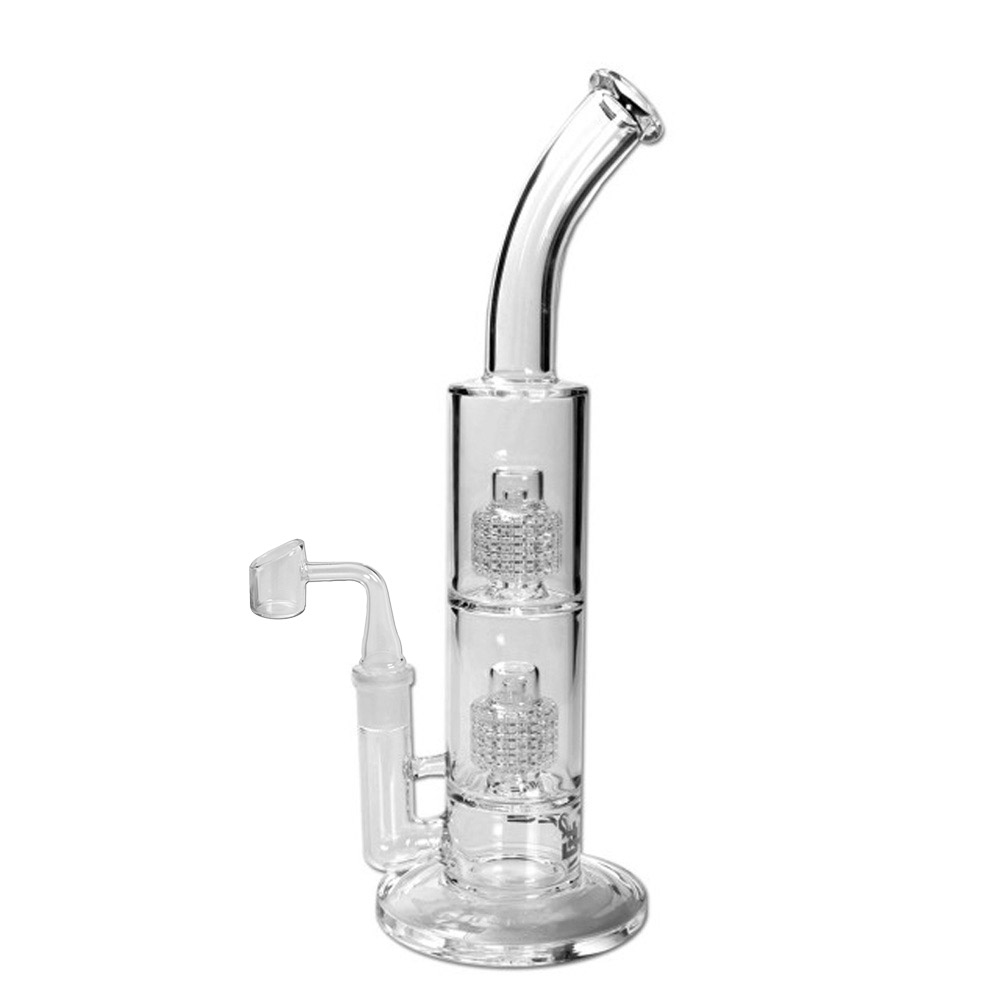 Bong Bho Cristal Doble Percolator Blaze 40 cm.