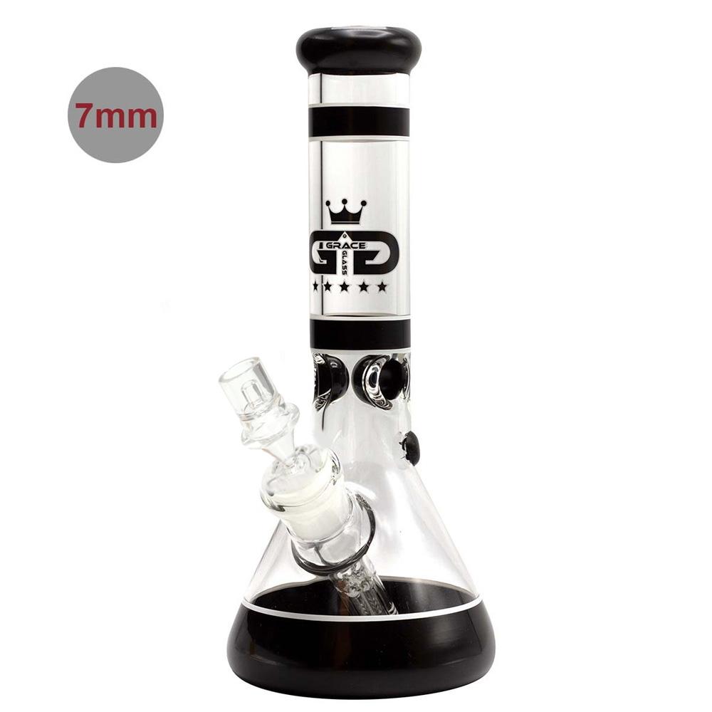 Bong Bho Cristal Ice Grace Difusor Straight 30 cm.