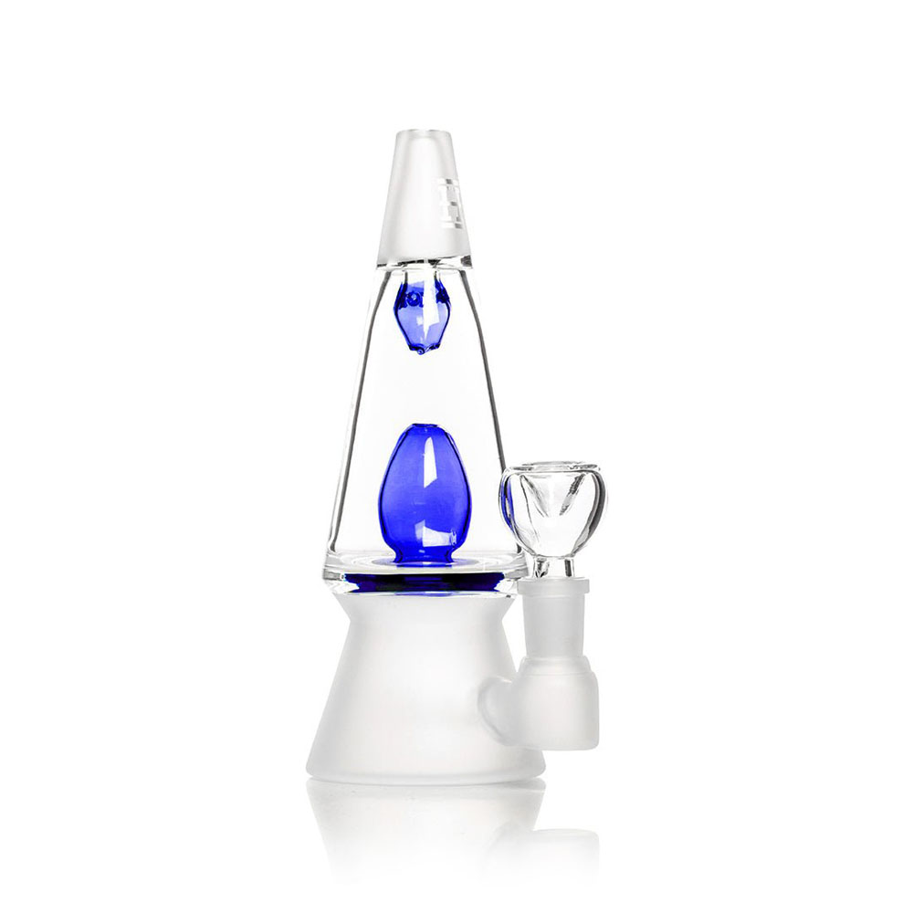 Bong Cristal Hemper Percolator  70'S Bong Blue 18 cm.