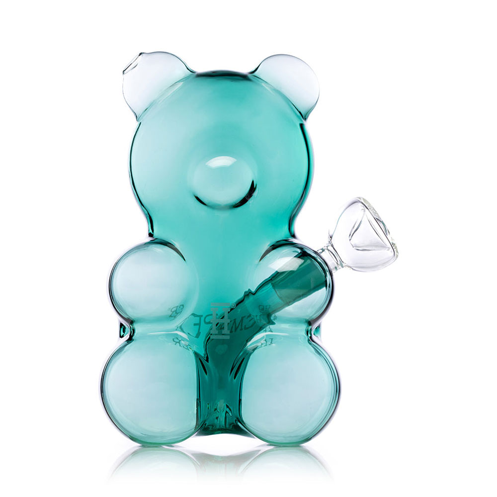 Bong Cristal Hemper Percolator  Gummy Bear Monthly 17 cm.
