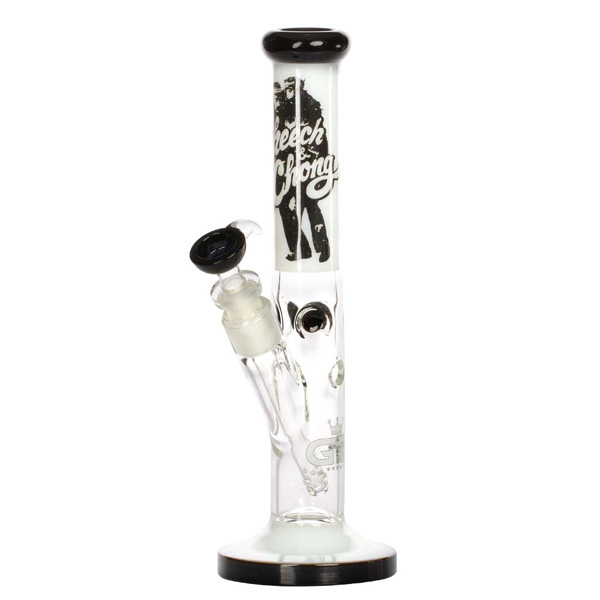 Bong Cristal Ice Cheech & Chong Peace White 30 cm.