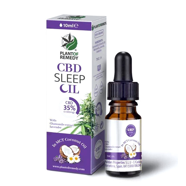 CBD Oil Plant of Life Remedy Sleep 35% - 10 ml.