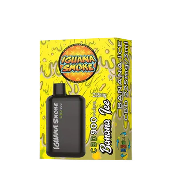 CBD Vaper Iguana Smoke 900  Banana Ice 3 ml.