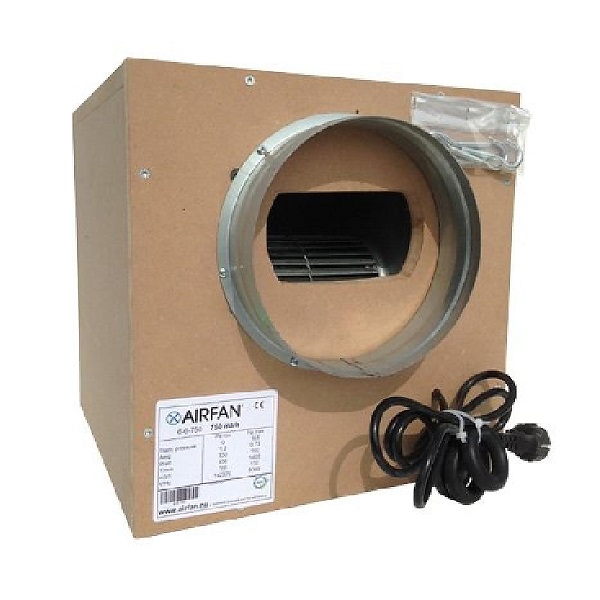 Caja Airfan Iso Box MDF 1.500 m3/h (254 in - 254 out)