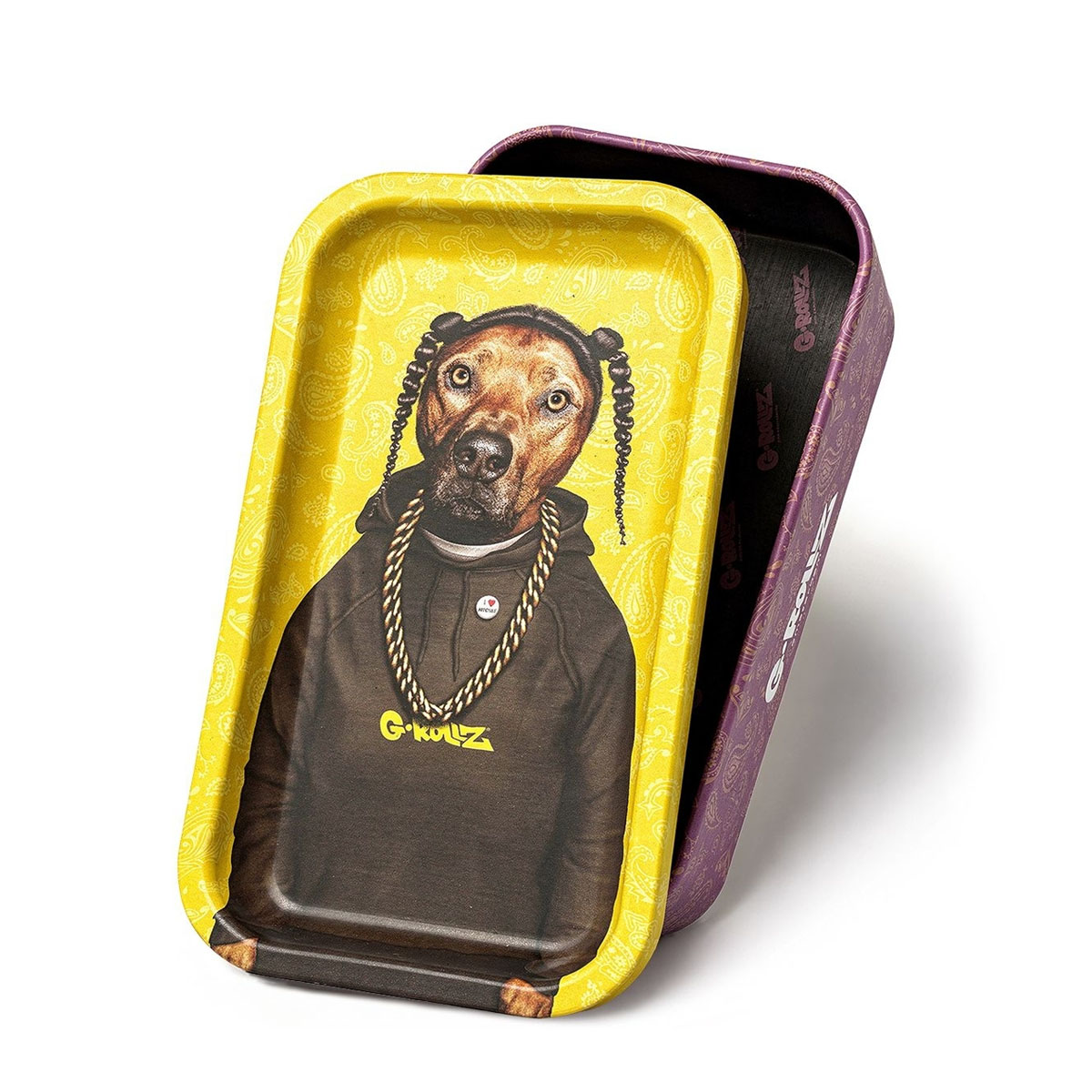 Cajita Metal Pets Rap 12x7x3.5 cm.