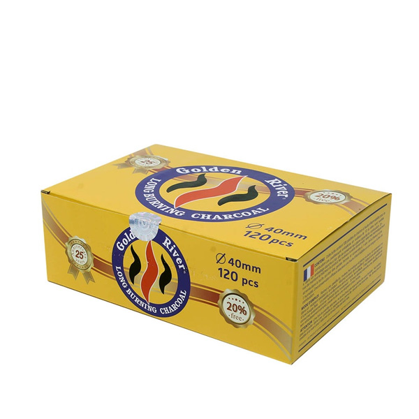 Carbon Golden River 40 mm. 12x10 ud.