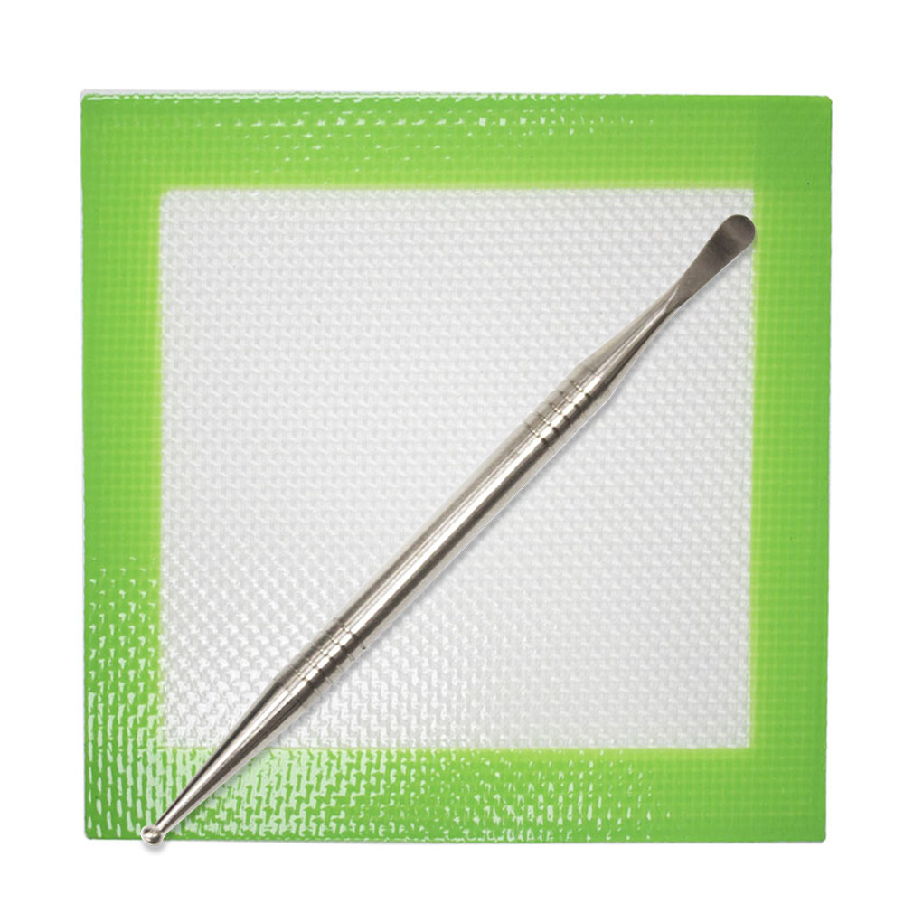 Dabber Titanio 11 cm. & Tapete Silicona