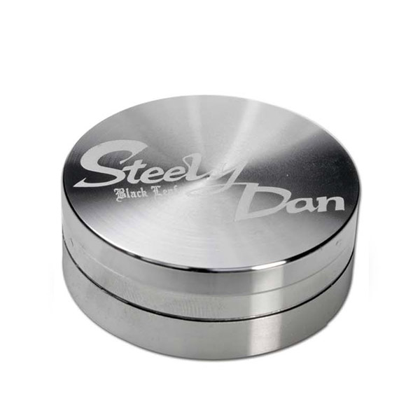 Grinder Metal Acero Inox. & Funda de Piel Steely Dan 50 mm.