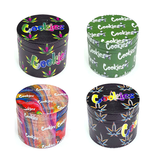 Grinder Polinizador Metal Cookies 40 mm. Pack 4 ud.
