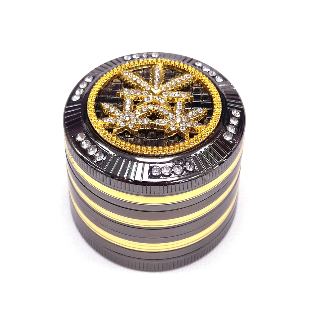Grinder Polinizador Metal Diamonds Three Leaves 50 mm.
