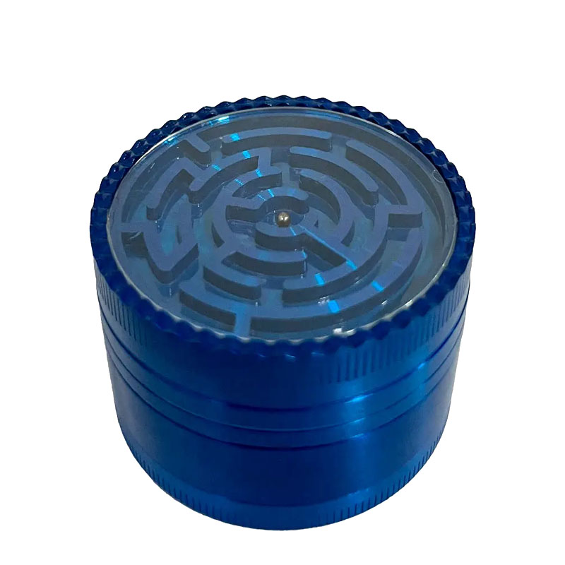 Grinder Polinizador Metal Laberinto Blue 63 mm.
