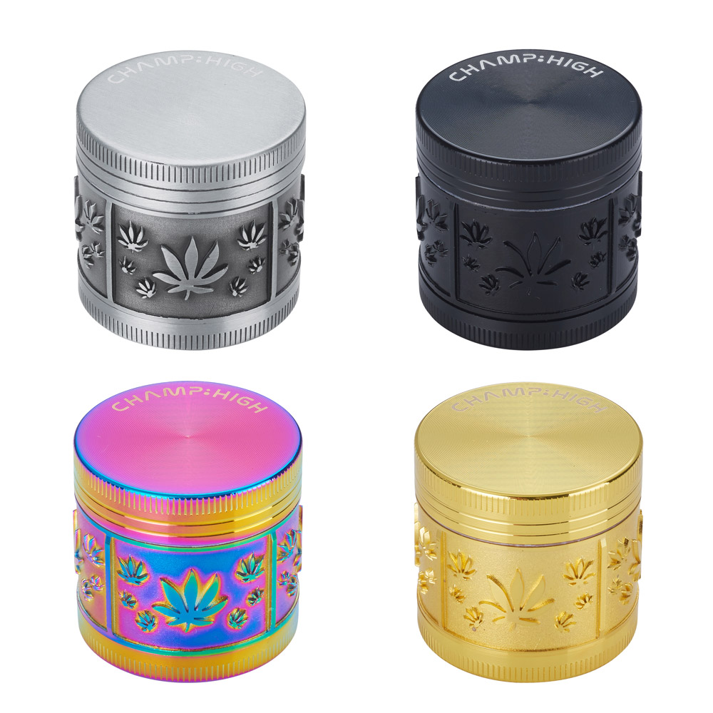 Grinder Polinizador Metal Leaf 40 mm. Pack 4 ud.