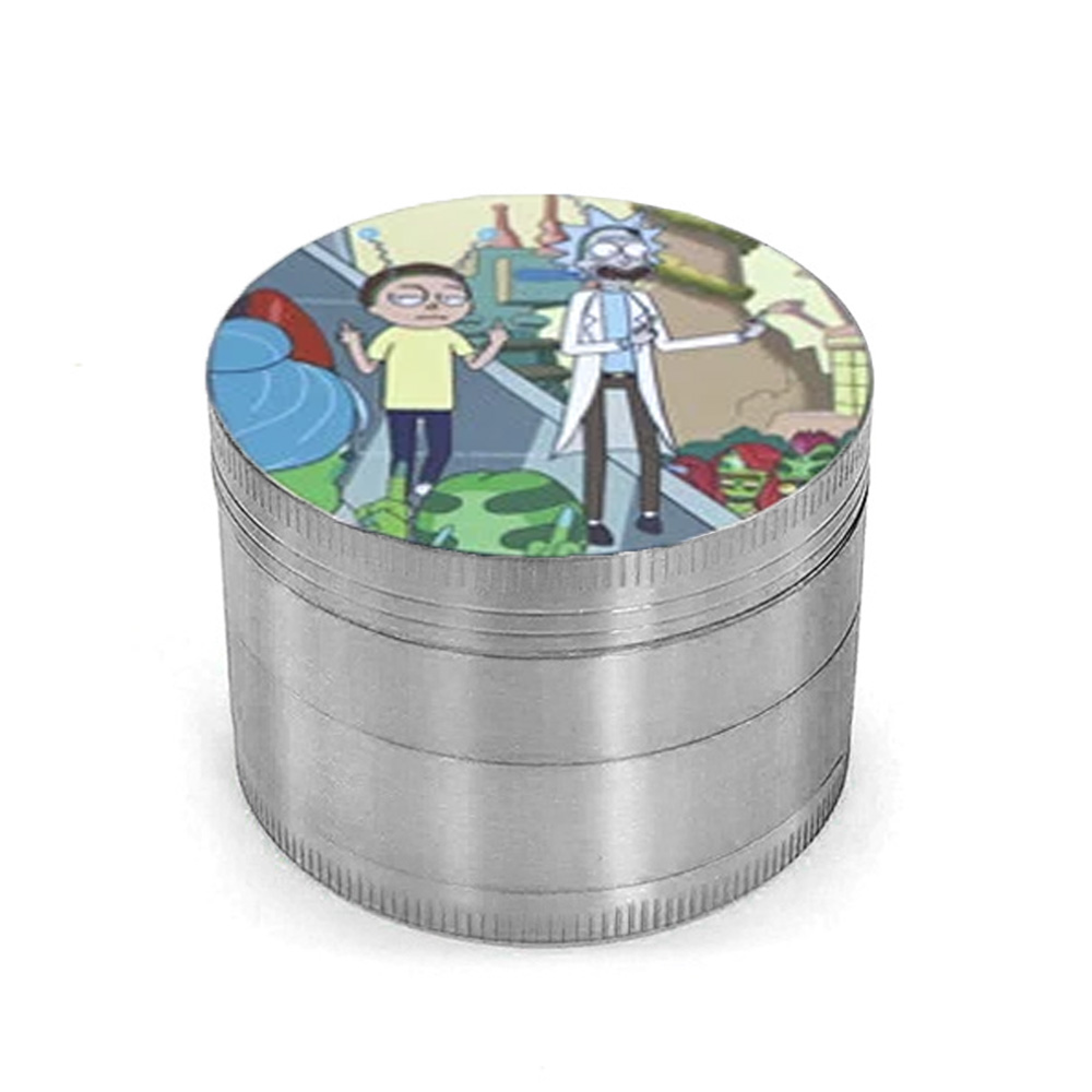 Grinder Polinizador Metal Silver Ricky Mortier 40 mm.