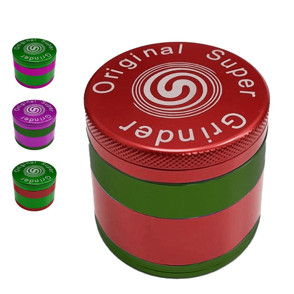 Grinder Polinizador Metal Supergrinder Spiral 50 mm. Mix Color #3