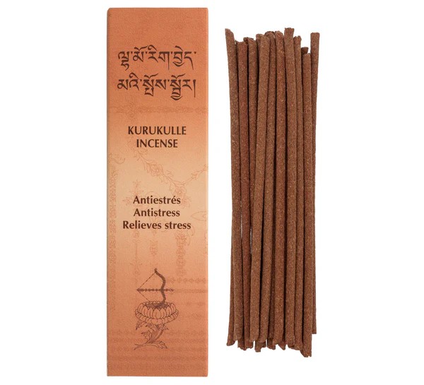 Incienso Kurukulle Antiestrés 20 Sticks & Holder
