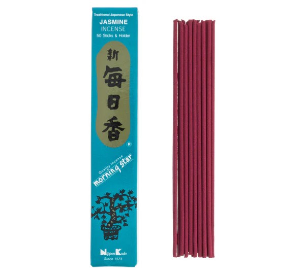 Incienso Morning Star Jazmín 50 Sticks & Holder