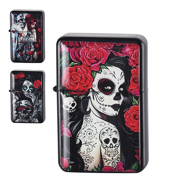 Mechero Girls & Skulls Mix Color