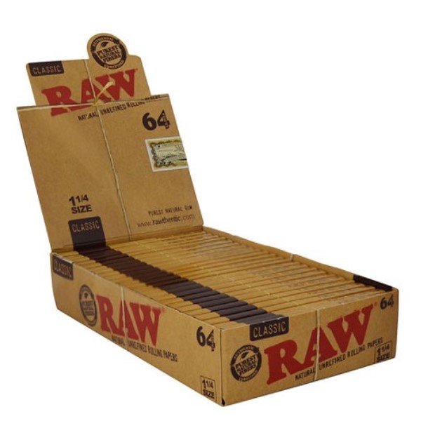 Papel Raw  Classic  1.1/4  - 24 Librillos 64 Hojas