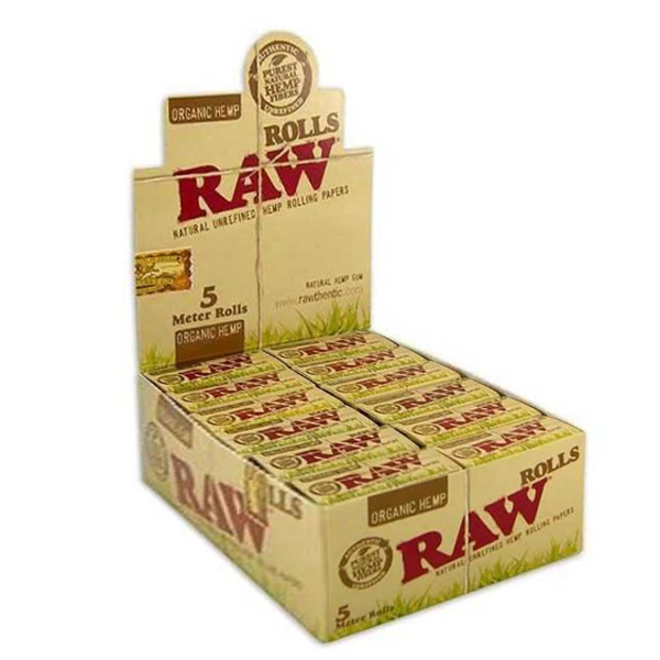 Papel Raw  Organic  Rolls 24 ud.