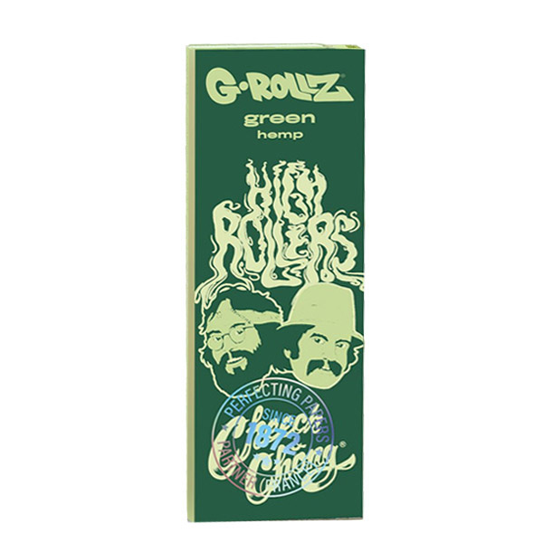 Papel de fumar G-Rollz 1.1/4 & Tips Cheech & Chong High Roller 24 librillos