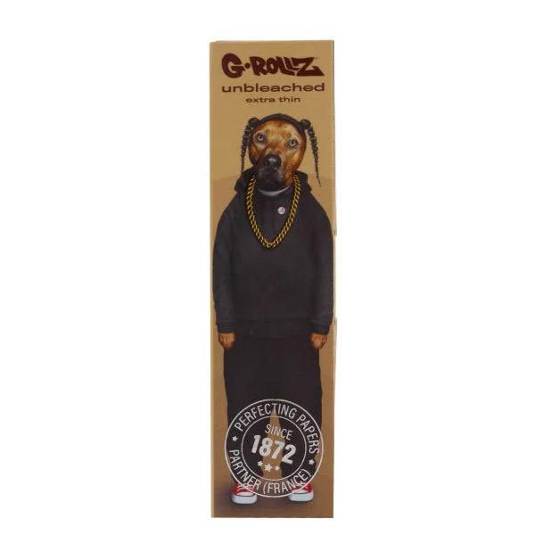 Papel de fumar G-Rollz K.S. & Tips Pets Rock Rap 24 librillos