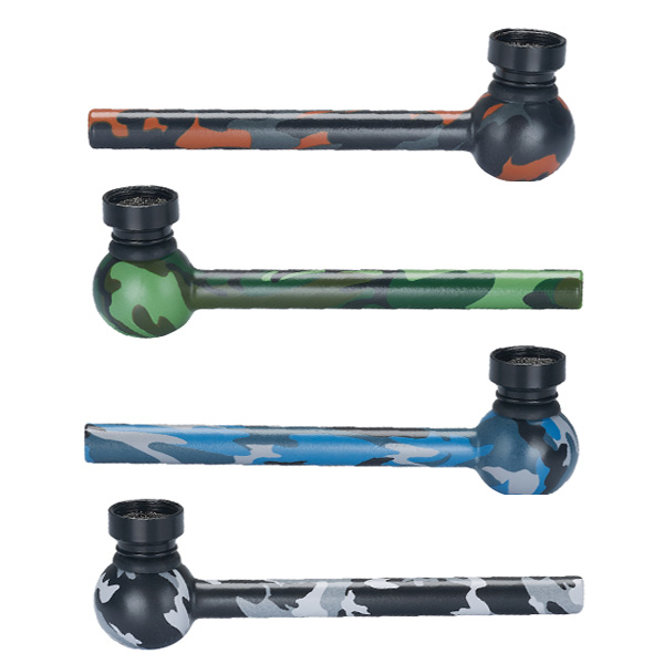 Pipa Cristal Camouflage 12 cm. Mix Color Pack 4 ud.