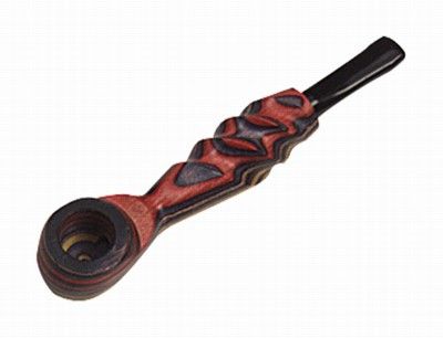 Pipa Madera 11 cm. Peace Mix color