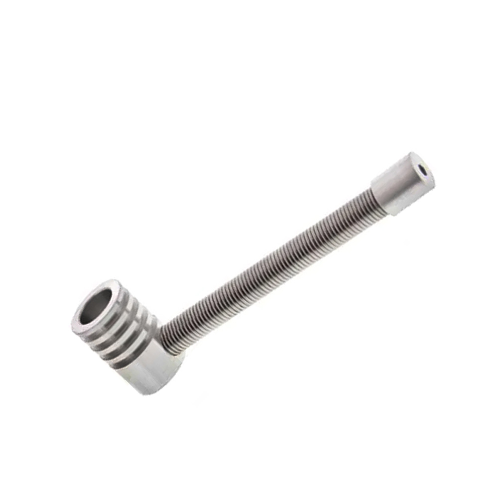 Pipa Metal Muelle Silver  85 mm.