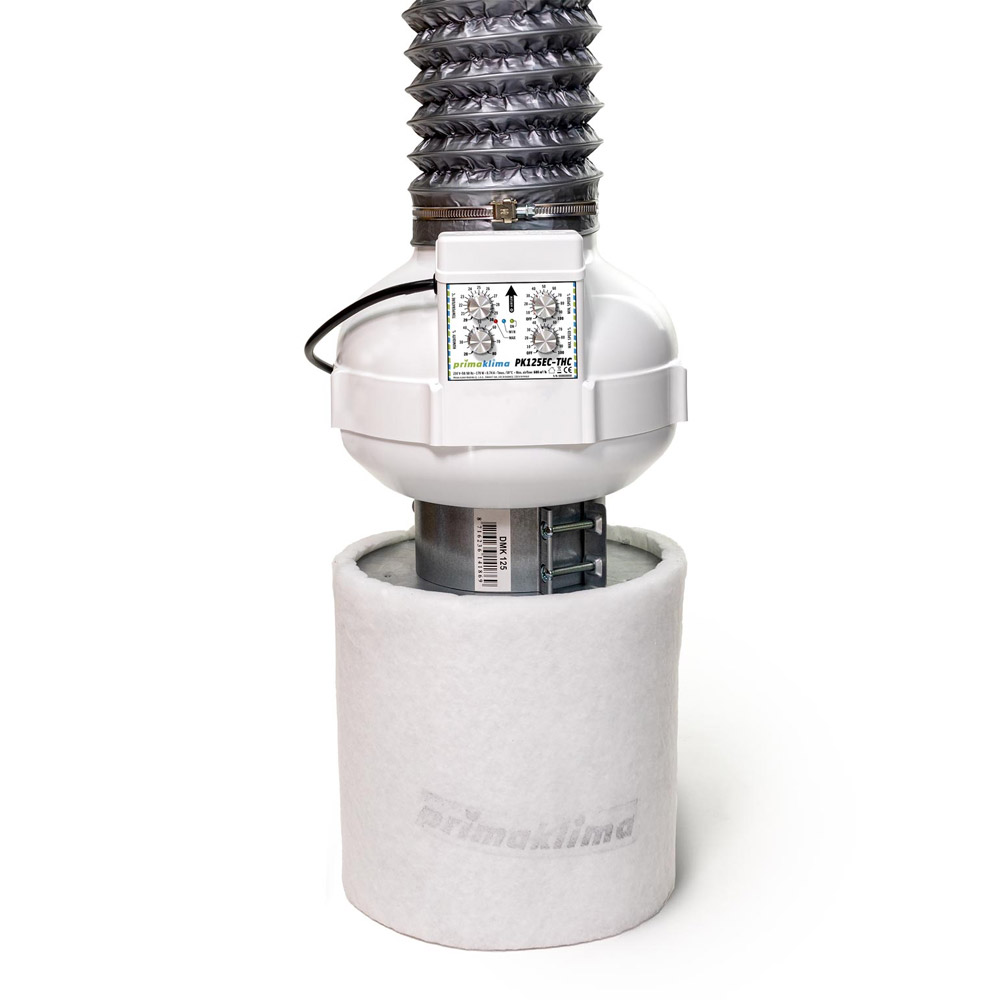 Set Extractor PK 125 mm. 680 m3  EC-THC Tempratura & Humedad Control